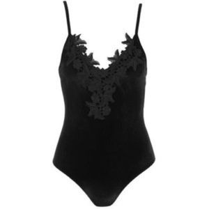 Topshop velvet bodysuit!